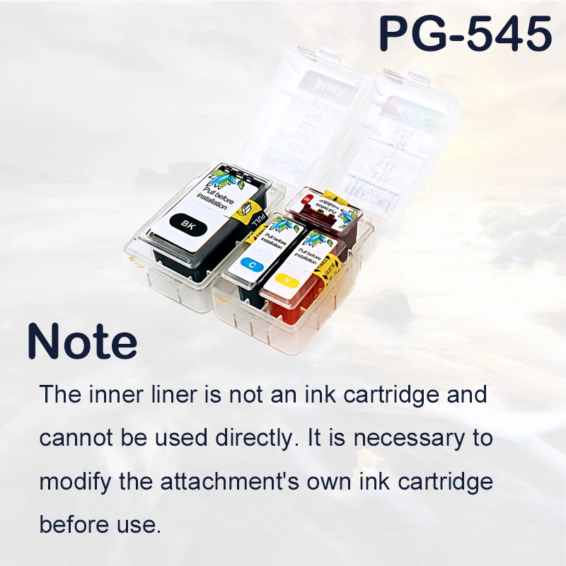 Vilaxh Smart Tintenpatronen-Kit für Canon PG 545 CL546 für Canon Pixma TS3150 MG3051 MG3052 MG3053 MX490 MX494 Canon Pixma 545