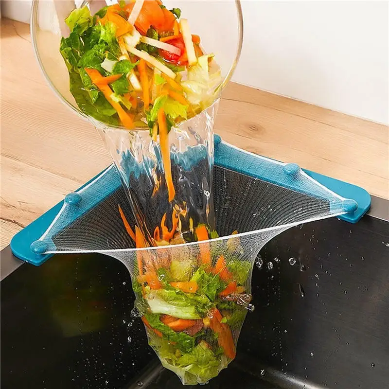 Kitchen Sink Filter Screen Drain Rack Stainless Steel Hanging Mesh Vegetable Washing Special Leftover Soup Water Filter Screen