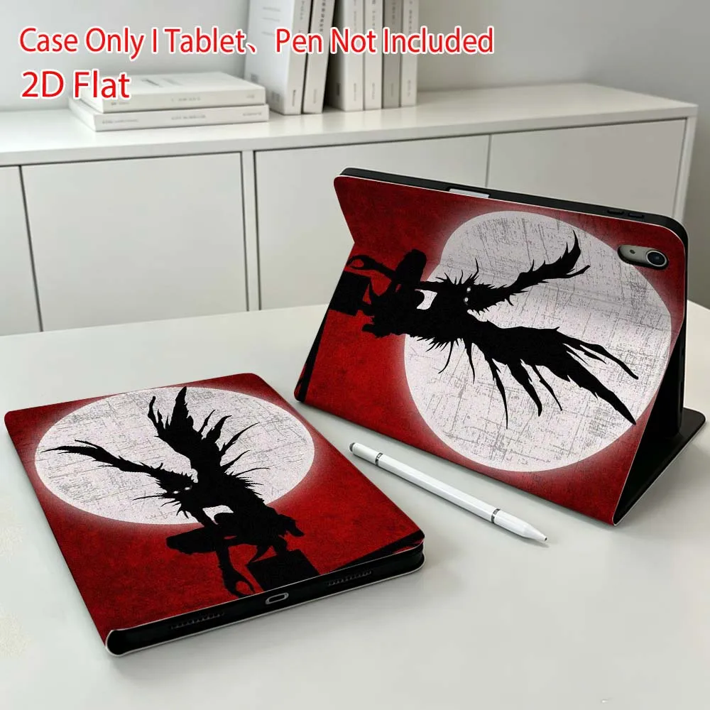 Anime Death Note Soft For Apple iPad Pro Mini A16 A17 A14 4 5 6 7 6th 12th 9Gen 12.9 11 13 M4 inch Tablet Case
