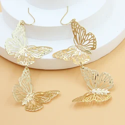 2024 Hot Sale Materials Fashionable Womens Accessories Butterfly Earrings Elegant Design Luxury Earring