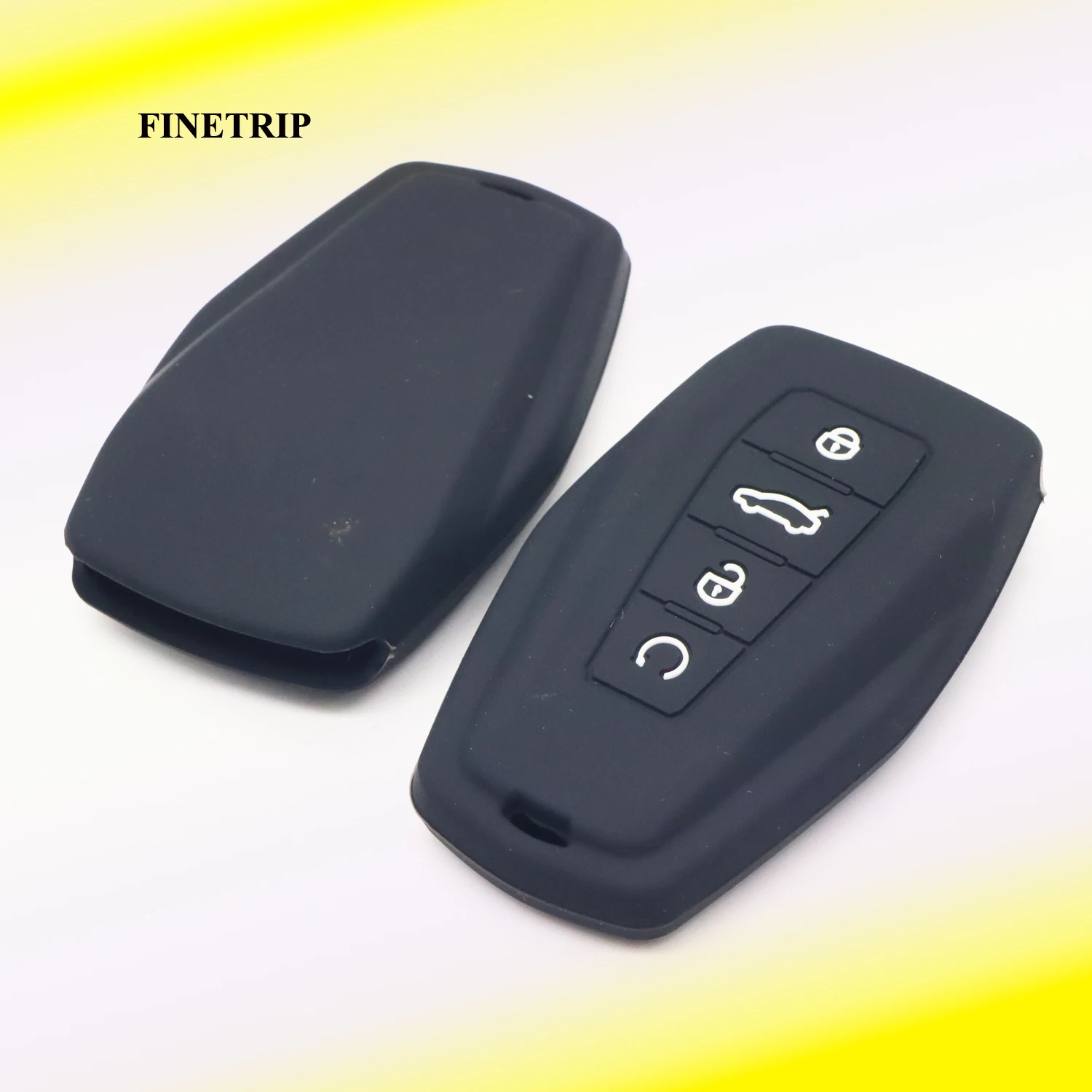 Car Remote Key Case Cover Holder Shell for Geely Emblem Coolray X6 GX7 Global Emgrand Hawk 2019-2020 4 Buttons Auto Accessories