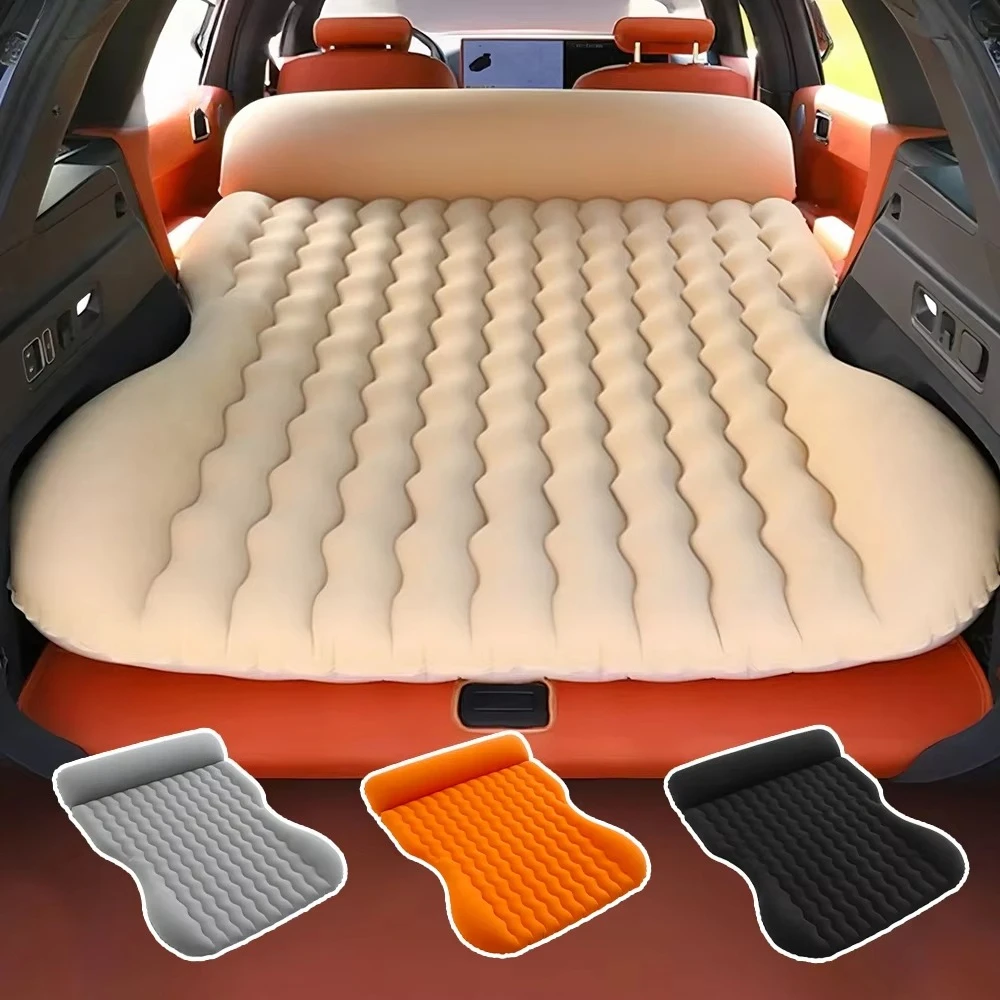 

Mart самонадувающаяся автомобильная кровать, автомобильный дорожный надувной матрас, надувная кровать, флокированный надувной матрас из ПВХ, автомобильная надувная кровать