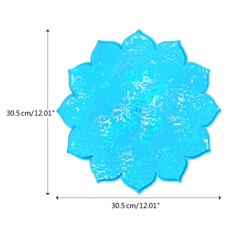 Flower Clock Silicone Mold Nonstick DIY Pendant Epoxy Resin Mold