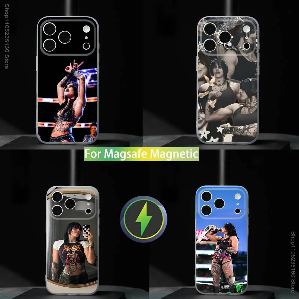 

Cool R-Rhea Ripley Wrestler Phone Case For iPhone 17,16,15,14,13,12,11,Pro,Max,Plus,Mini,SE4,E For Magsafe Wireless