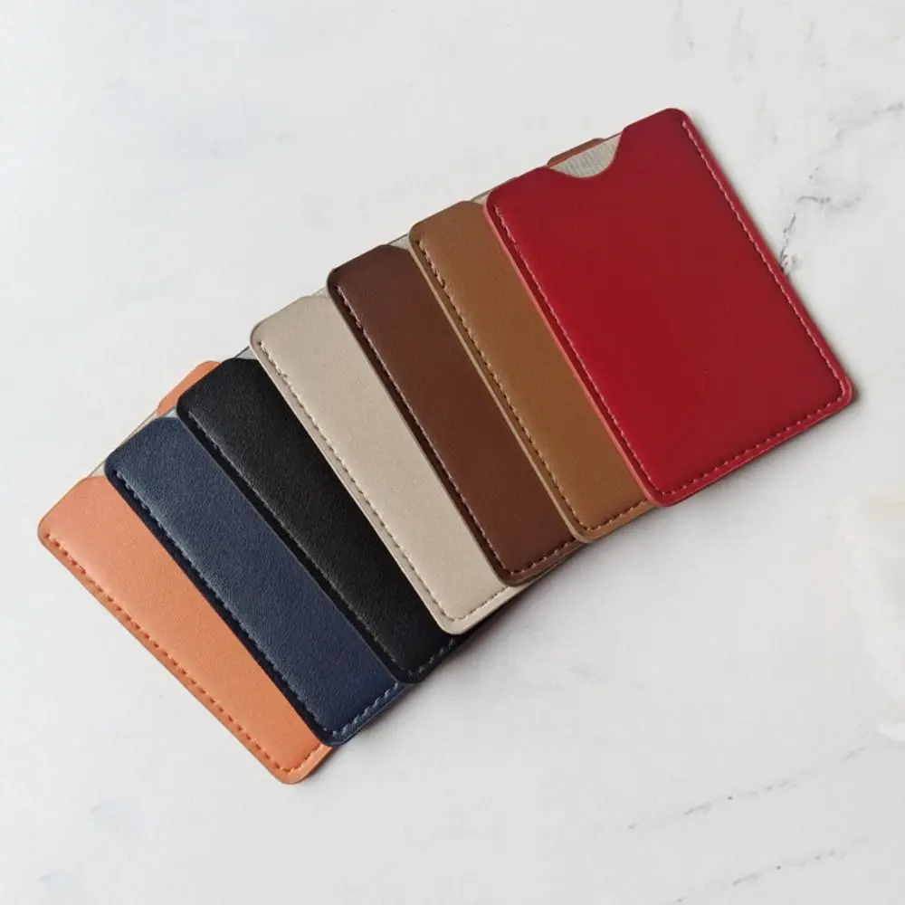 Ultra-Thin RFID Card Holder PU Leather Soft Lining Leather Card Sleeve Anti-Demagnetization RFID Blocking Bank Card Protector