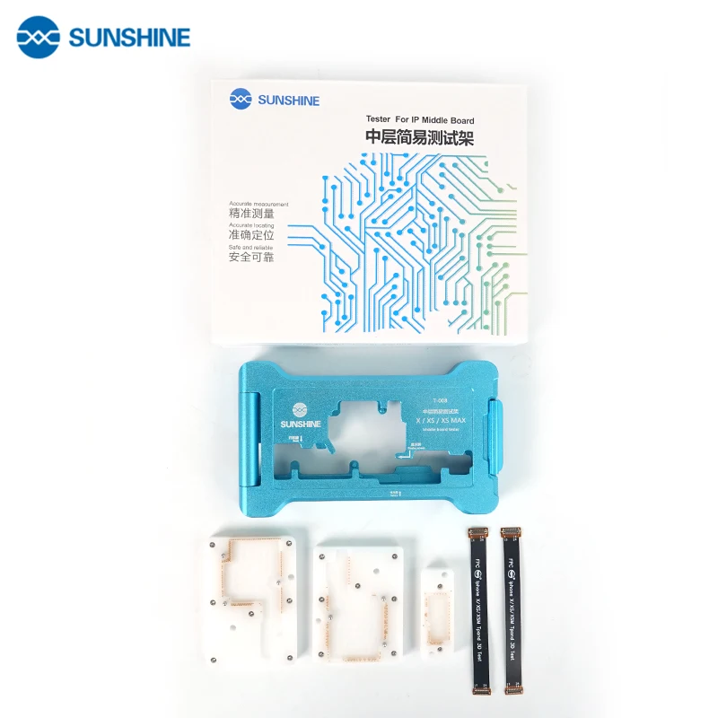 SUNSHINE T-008 Motherboard Simple Middle Test Stand Suitable for IP X / XS / XS Max Mid-level Motherboard Repair Test