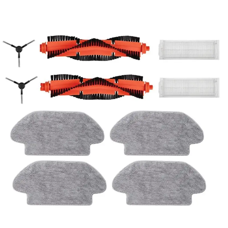 

Сменная основная щетка и салфетка для влажной уборки TAIGH-Main Roll Side Bruh Air Filter Mop Cloth для робота-пылесоса Xiaomi Mi STYTJ02YM