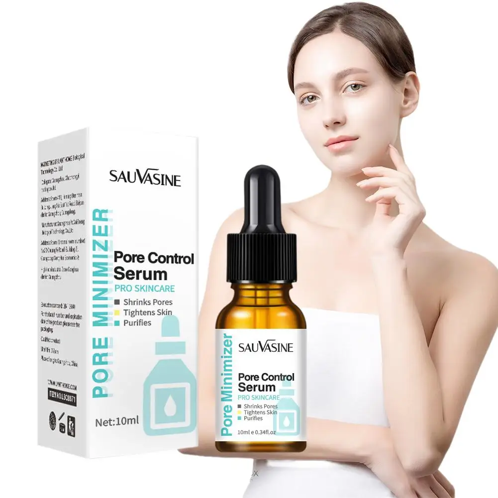 Pore Shrink Serum Hyaluronic Acid Facail Moisturizing Pores Essence Cosmetics Smooth Repair Korean Nourish Firm X7y2