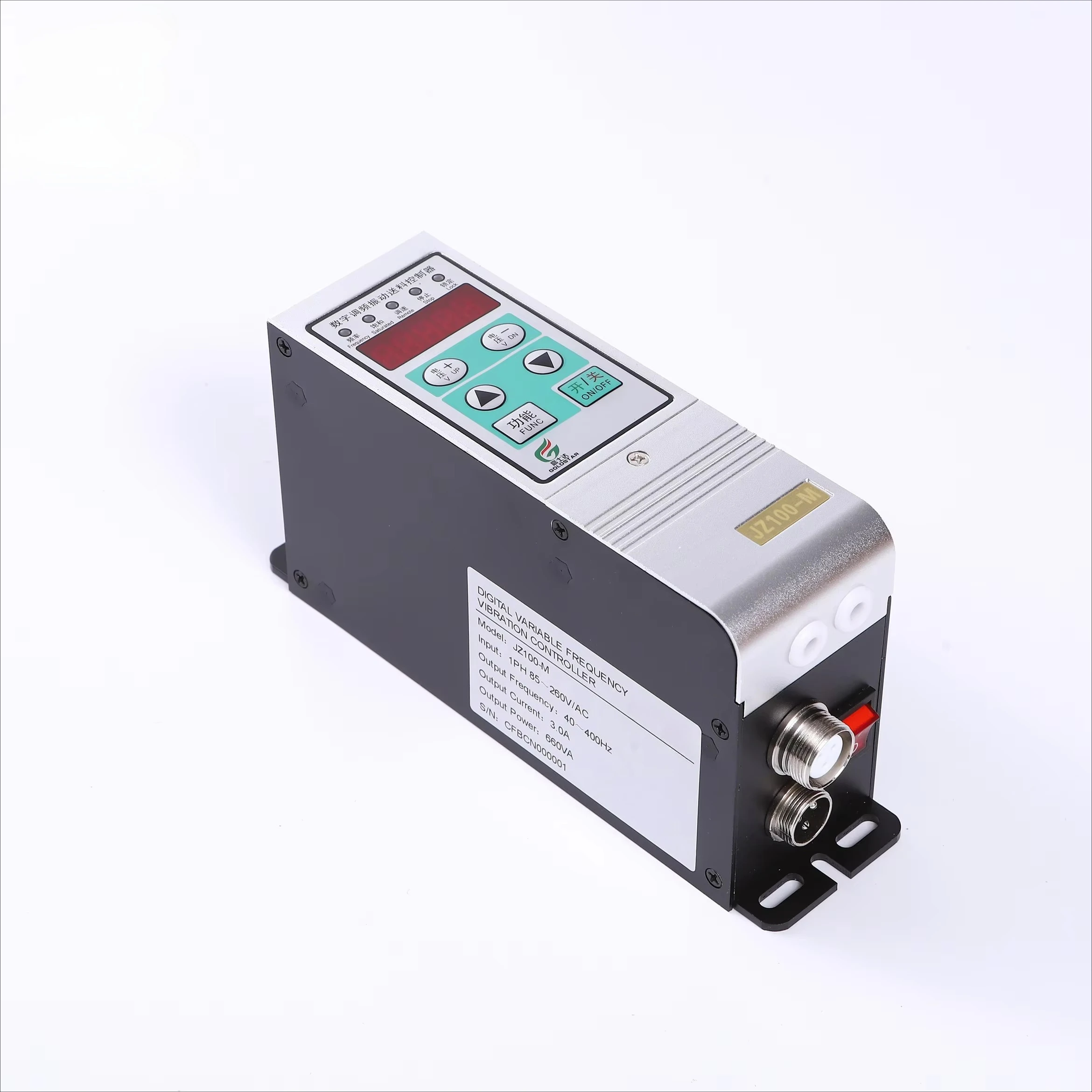 JZ100-M | Digital Variable Frequency Vibratory Feeder Controller | Single-axis Frequency Modulation 3A