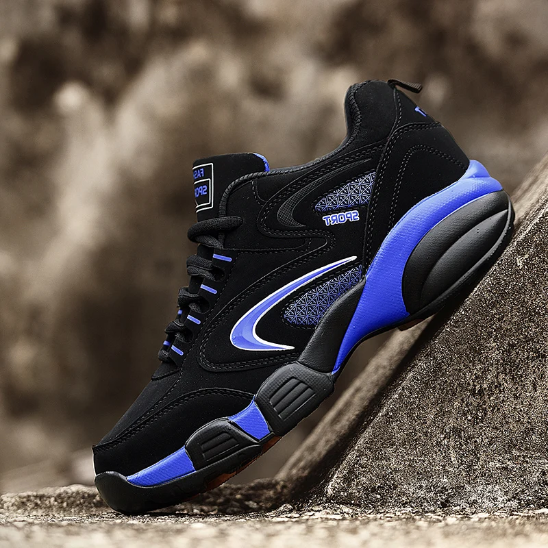 

Обувь для спорта и отдыха, мужская обувь, туфли для марафона на воздушной подушке большого размера, всесезонная резина, износостойкая, анти