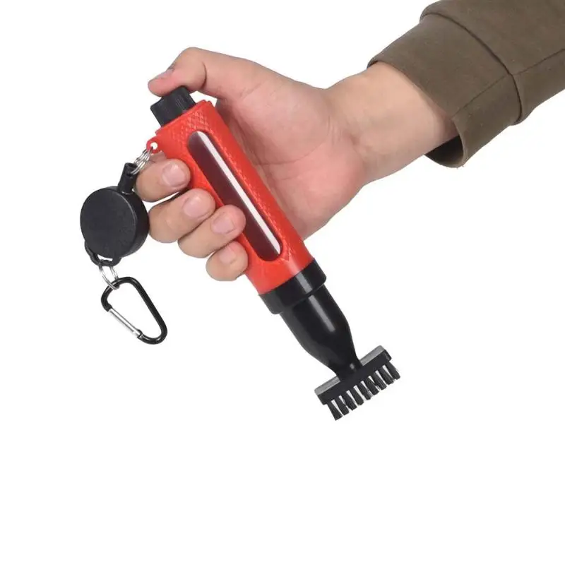 Golfschläger-Reinigungsbürste, tragbarer Sprüh-Groove-Reiniger mit ergonomischem Griff für Anfänger-Golfer, Trainingszubehör – Detail 6