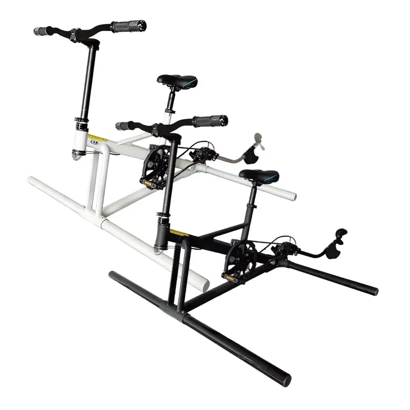 New Arrival Single Inflatable Water Bike Frame Integrally Formed Floating Bicycle for Sale