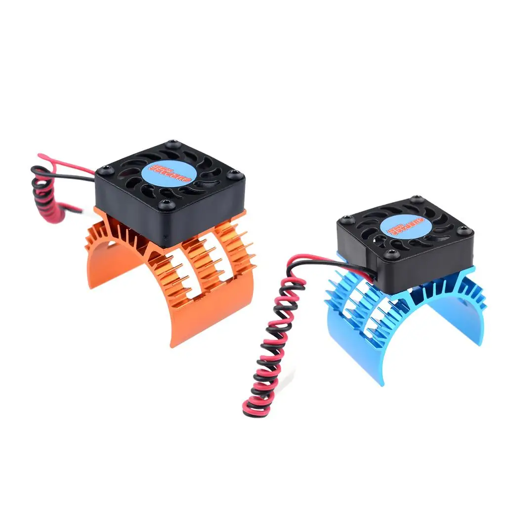 1 x Kühlkörpermotor-Lüfterzubehör für 1:10 RC-Motor 540 550