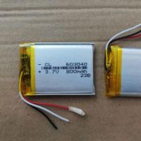 3.7V 3 wires 603040  800mah with protection board , used for bluetooth MP3,MP4 lithium battery