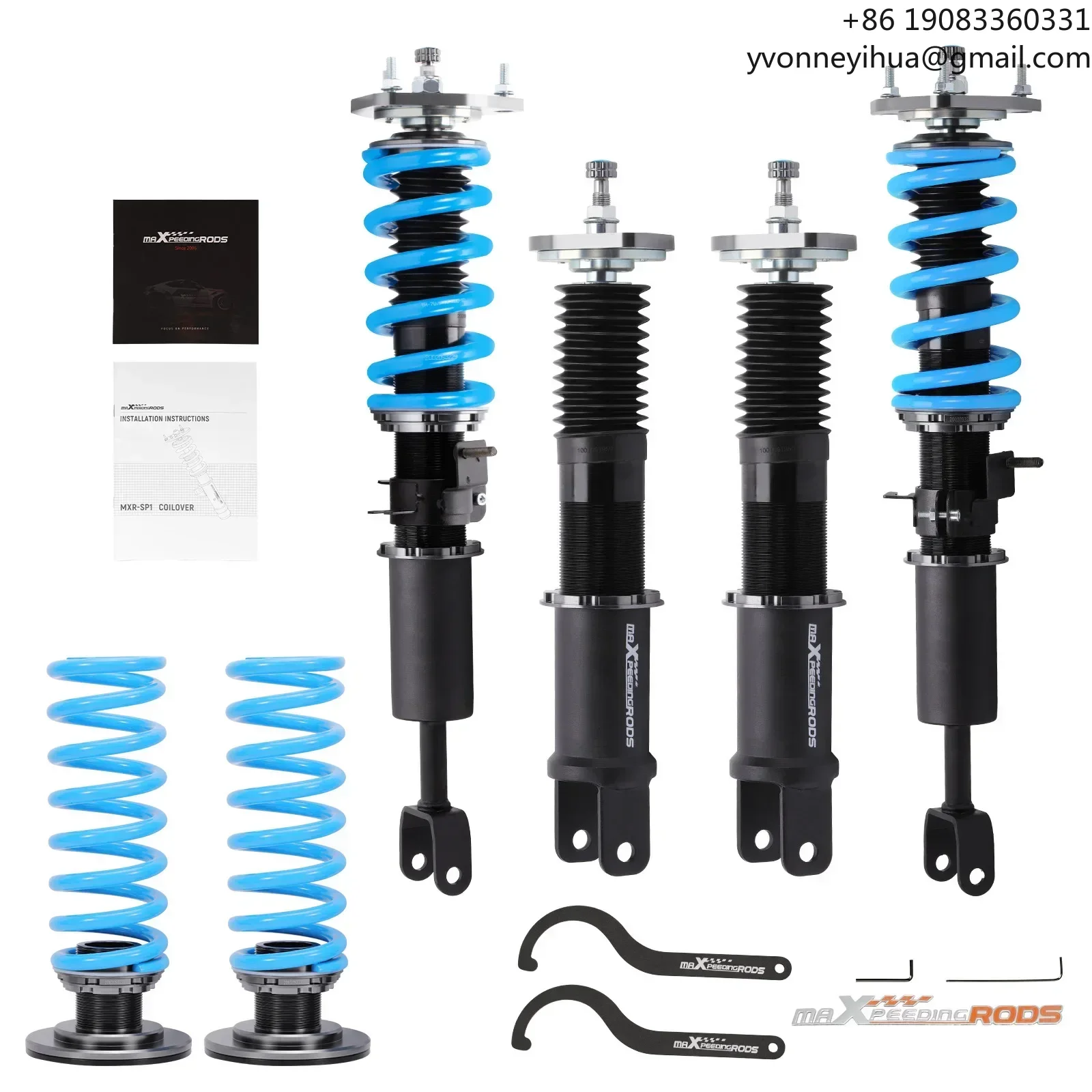 MaXpeedingrods 24-клавишные демпферные регулируемые койловеры для Nissan 350Z Z33 2003-2008 Infiniti G35, амортизаторы, стойки