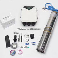 High-Pressure 600W DC Brushless Solar Submersible Pump 48V High-Voltage Stainless Steel Water Pump for Farm Irrigation Water