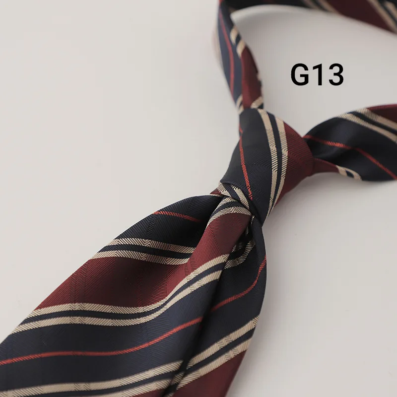 8 cm Herren-Luxus-Krawatten, Herren-Business-Krawatten, Paisley-gestreift, rot, marineblau, handgefertigt, lässige Krawatte, Krawatten, Accessoires – Detail 12