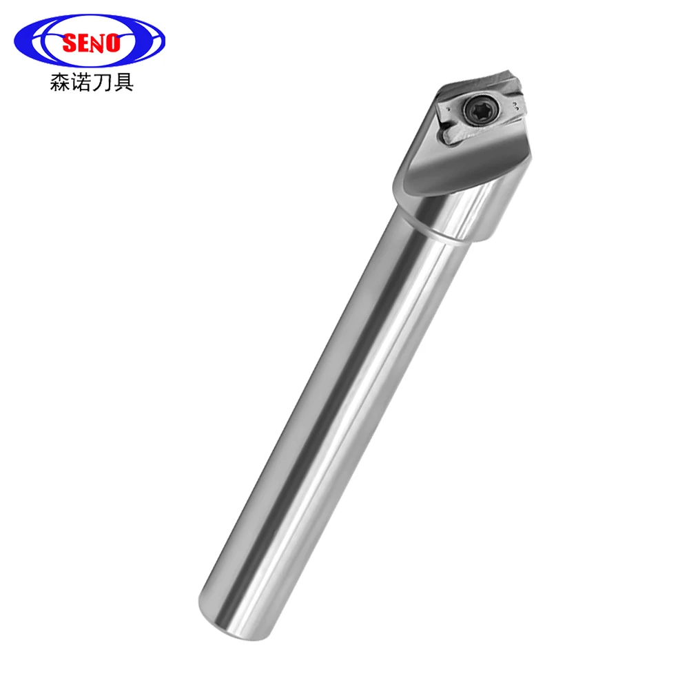 SENO SSK45 CNC Chamfering Tool Holder Indexable 45 90 Degree Chamfer Cutter For APMT Carbide Inserts Lathe Machine ToolHolder