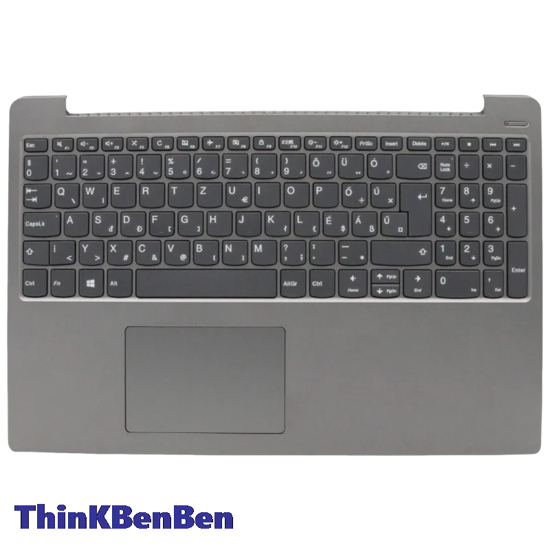 HU Hungarian Mineral Gray Keyboard Upper Case Palmrest Shell Cover For Lenovo Ideapad 330S 15 15IKB GTX1050 5CB0R57689