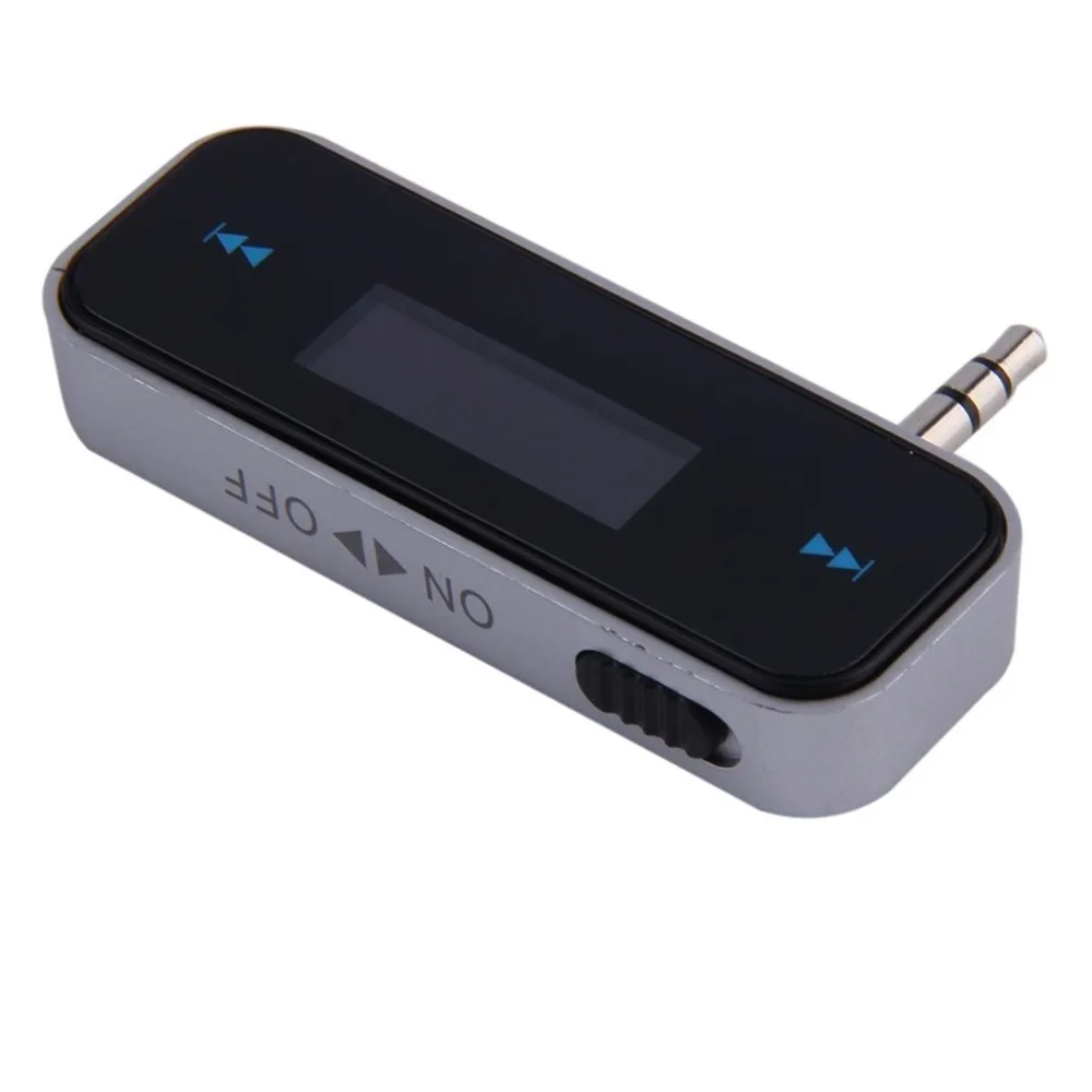 Mini Radio inalámbrica para coche, transmisor FM de Audio y música, modulador manos libres, transmisor FM con Cable, pantalla LCD, Kit de coche,