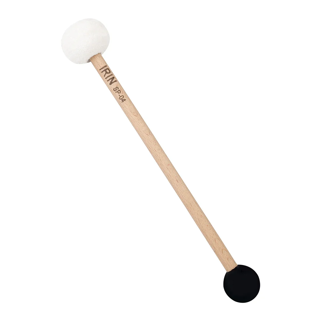 IRIN Percussion Instrument Accessories Drumstick Dual-Purpose Singing Bowl Mallet Felt+Rubber Drumstick Double Head Drum Hammer