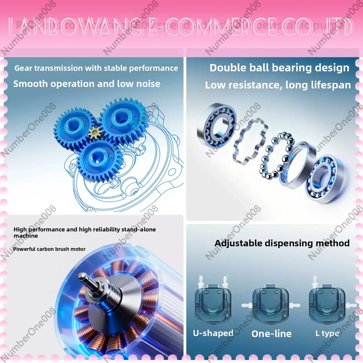 ZP600 brushed motor speed regulating peristaltic pump, laboratory large flow circulation pumping self-priming pump