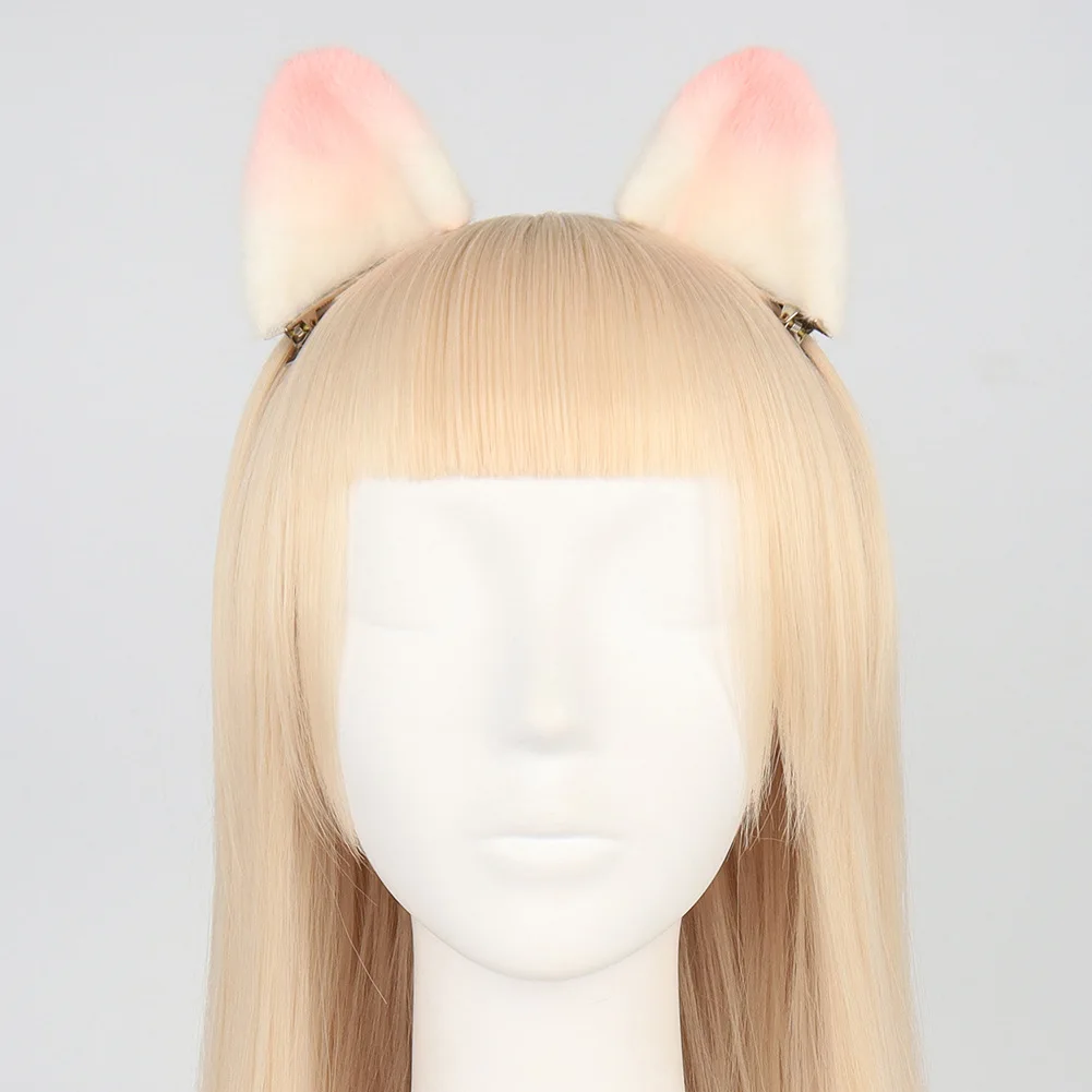 FOR COSPLAYING Plush cat ear headgear animal ears fox ears handmade animal ear hairpin