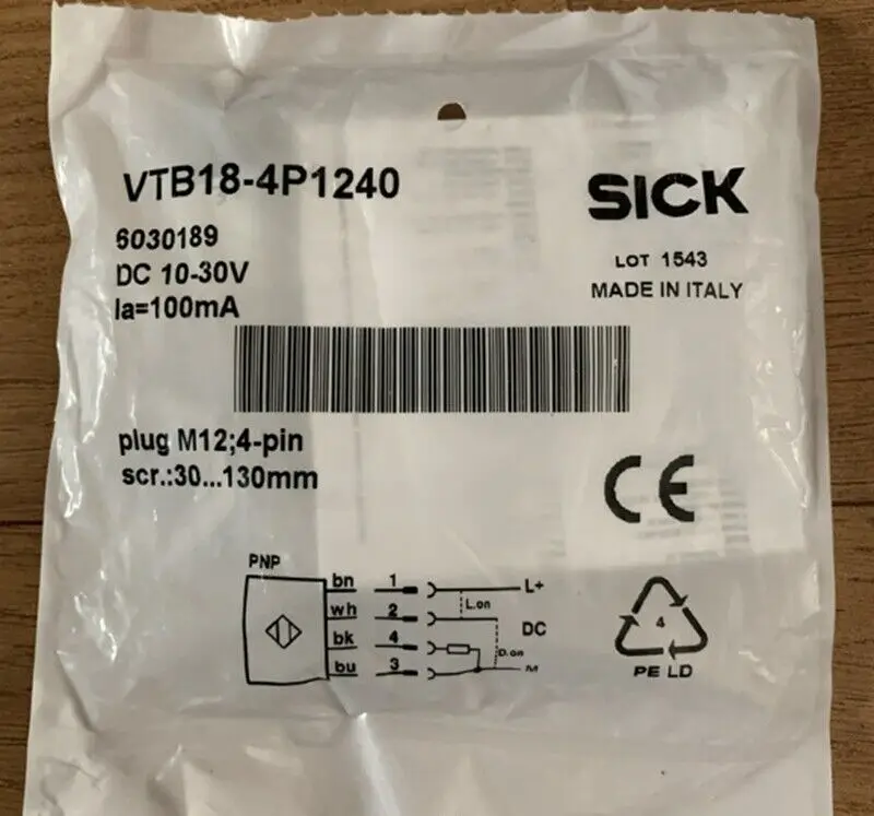 SICK VTB18-4P1240 Photoelectric Switch New One Free Shipping VTB184P1240