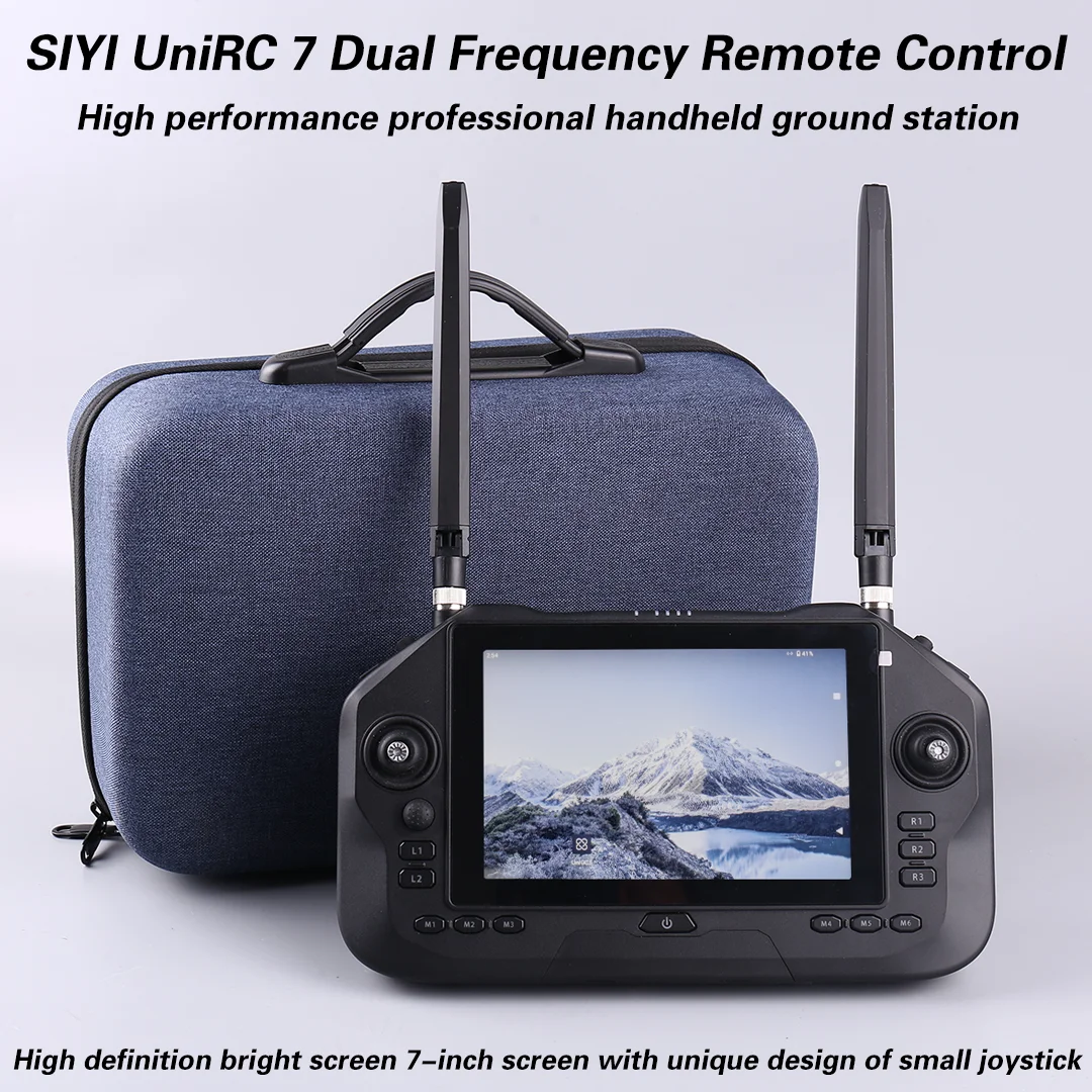 New SIYI UniRC 7 Pro Dual Frequency Band 2.4 & 5 GHz Handheld Ground Station Smart Controller with 7 Inch 1080P