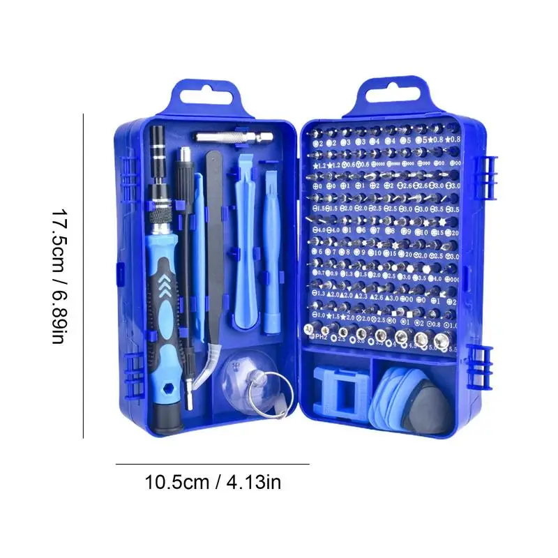 Mini Screwdriver Set Precision Magnetic Repair Tool Kit 115 In 1 Precision Screwdriver Durable Anti-Slip Mini Tool Kit For