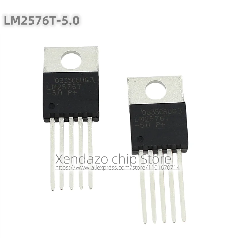 5pcs/lot LM2576T-5.0 LM2576T 2576T TO-220-5 package DC-DC power chip 5V Voltage regulator chip