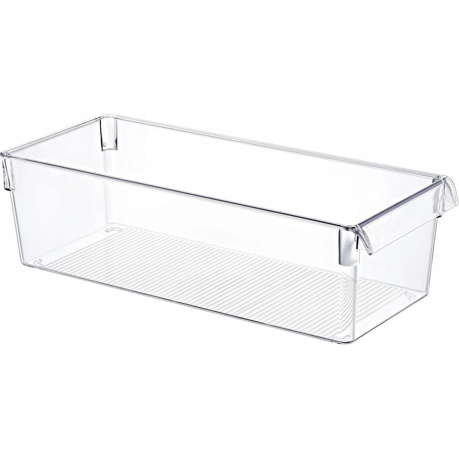 Koelkastorganizer Kunststof container Transparant 36x15x10 cm 1 st