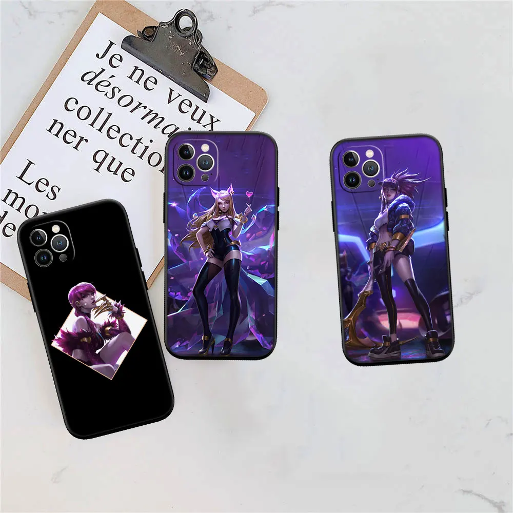 lol kda kaisa Ahri akali Case for Samsung S24 Fe Plus Ultra A55 A35 A24 A25 A15 A05S A05 M55 M15 Quantum 2