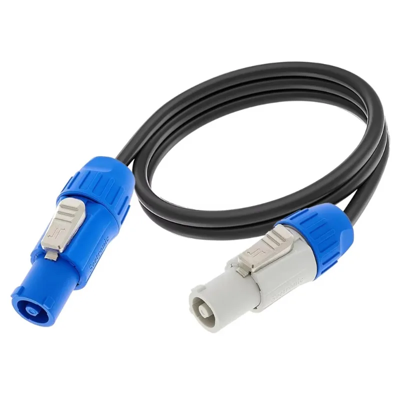 

Professional Stage Light Audio Power Switch Male Female Connector 14awg 3 Pin Core Power Cable Power Extension Cable