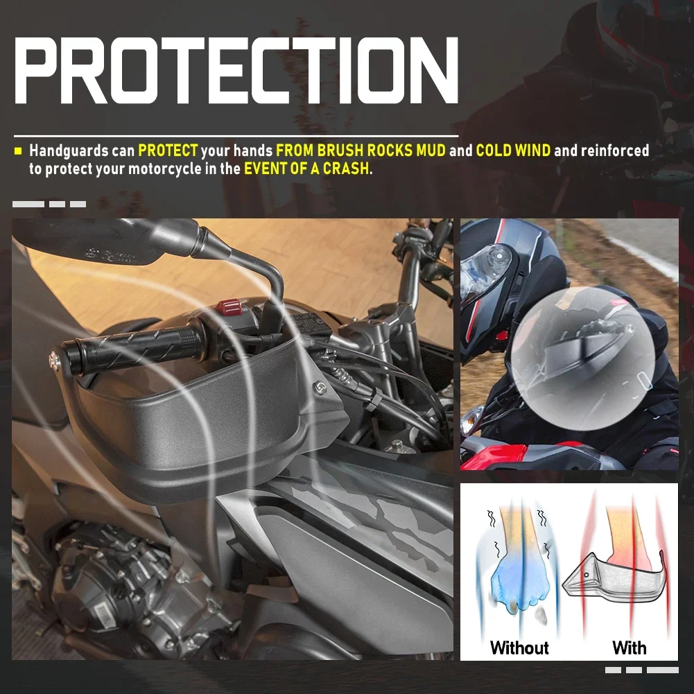 WOLFLINE Handguard Hand Guard Cover For Honda CB500X 2013-2024 CB500F 2013-2022 Motocycle handle Shield Protector