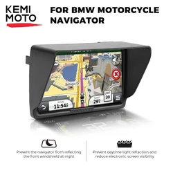 For BMW Navigator VI (6) Motorcycle GPS Navigator Sunshade Visor Glare Vision Shield For BMW R1200GS R1250GS LC ADV R1300GS