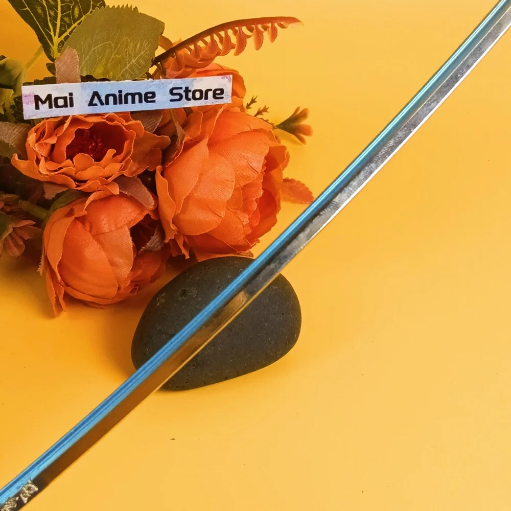 10in Muichirou Katana Ainme Kimetsu No Yaiba véritable Katana japonais petit sabre de samouraï Original en métal démon Slayer épée jouet cadeau