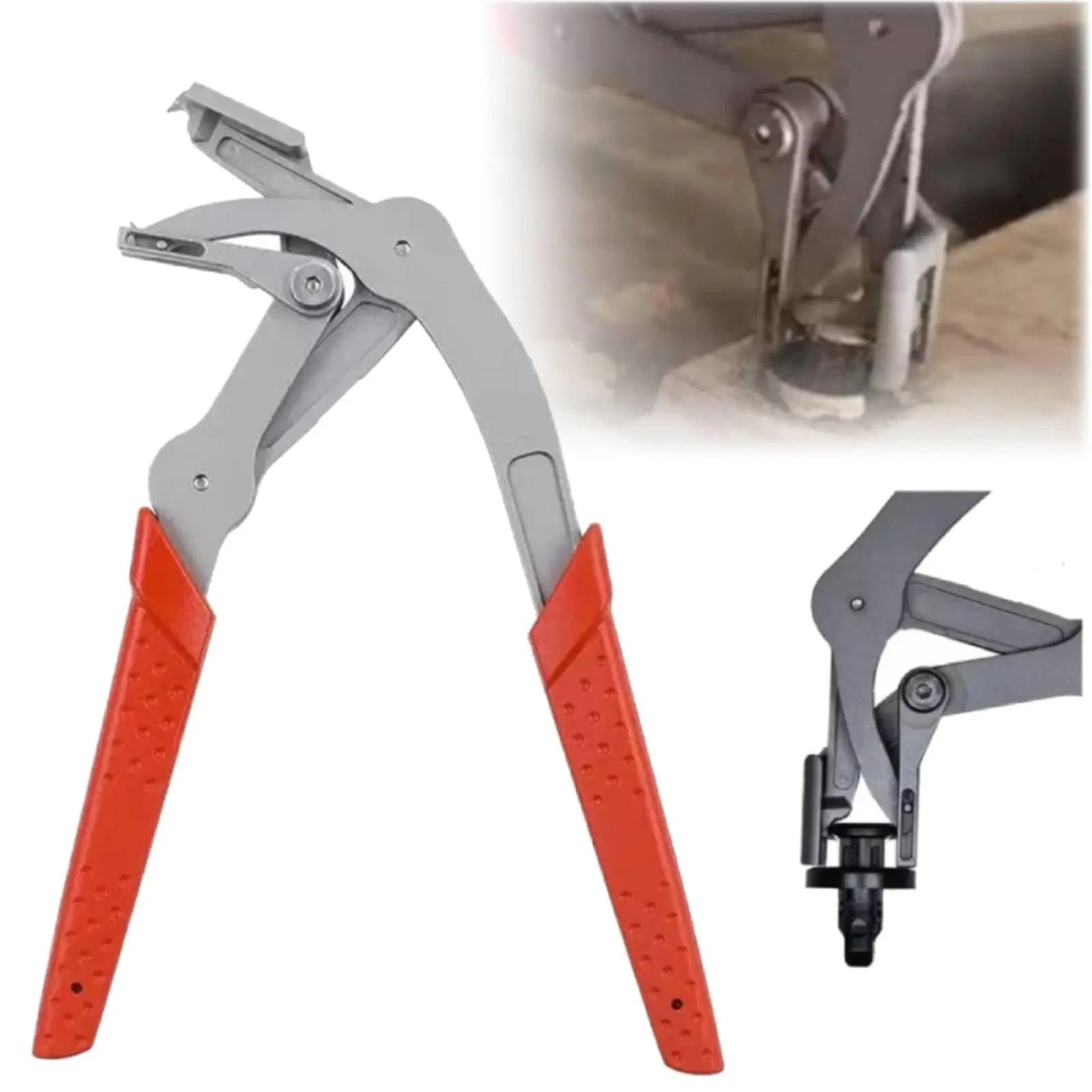 

Car Clip Pliers Panel Clip Removal Pliers Car Clamp Plier Spring-Loaded Fastener Rivet Remover for Auto Door Panels