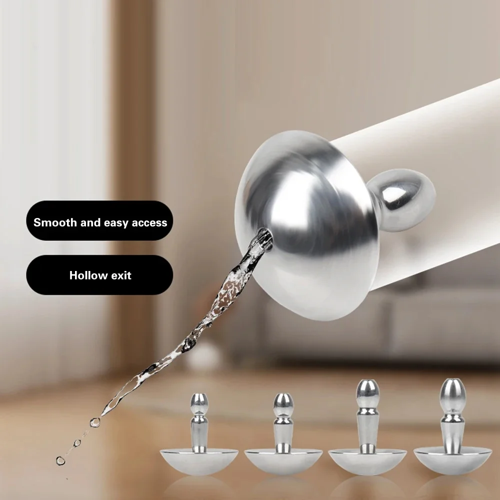 الفولاذ المقاوم للصدأ قسطرة الإحليل موسع الحصان العين تحفيز الجنس لعب للرجال مثلي الجنس السبر لعبة استثارة القضيب إدراج قسطرة الإحليل #2