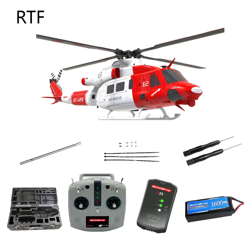 

Hot 1:35 Scale Goosky E2 Remote-Controlled Helicopter Gps Intelligent Drone Resembling Realistic Uh-1y Design New 2025 Model Toy