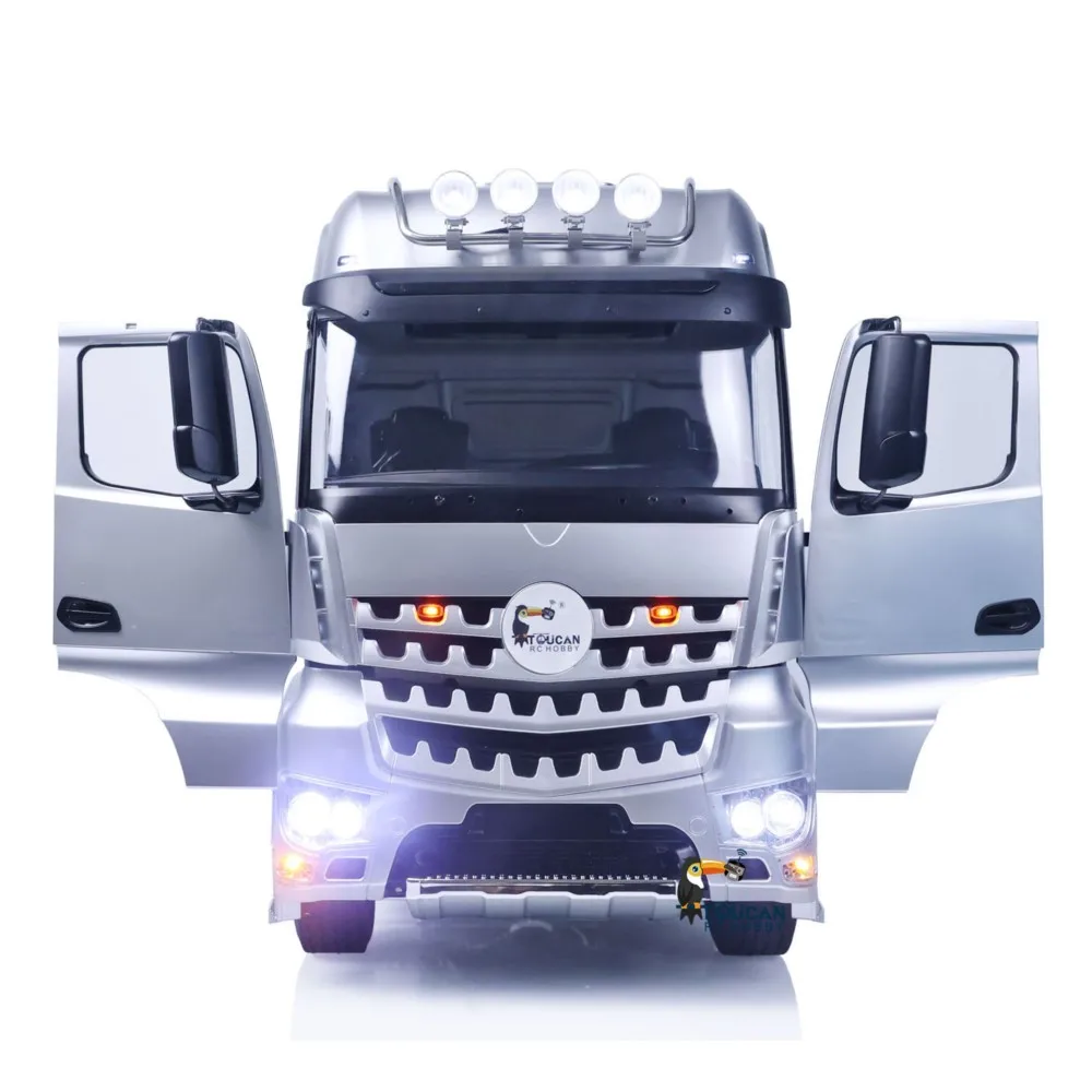 1/14 LESU RC شاحنة جرار RTR 8x8 هيكل معدني رف لتقوم بها بنفسك شاحنة تعمل بالتحكم عن بعد نموذج ضوء أنظمة الصوت الكبار RC اللعب