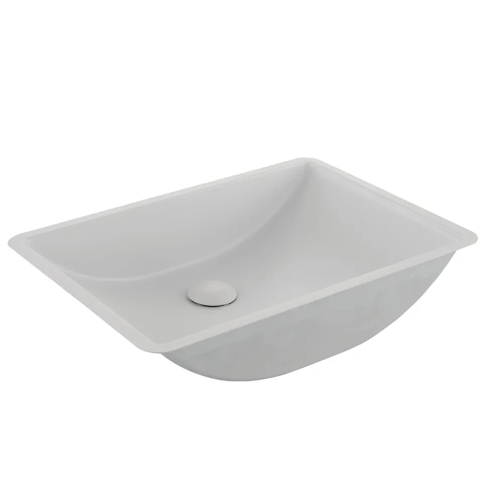 stainless steel ceramic base vanity sink, suitable for restaurants, bathrooms
