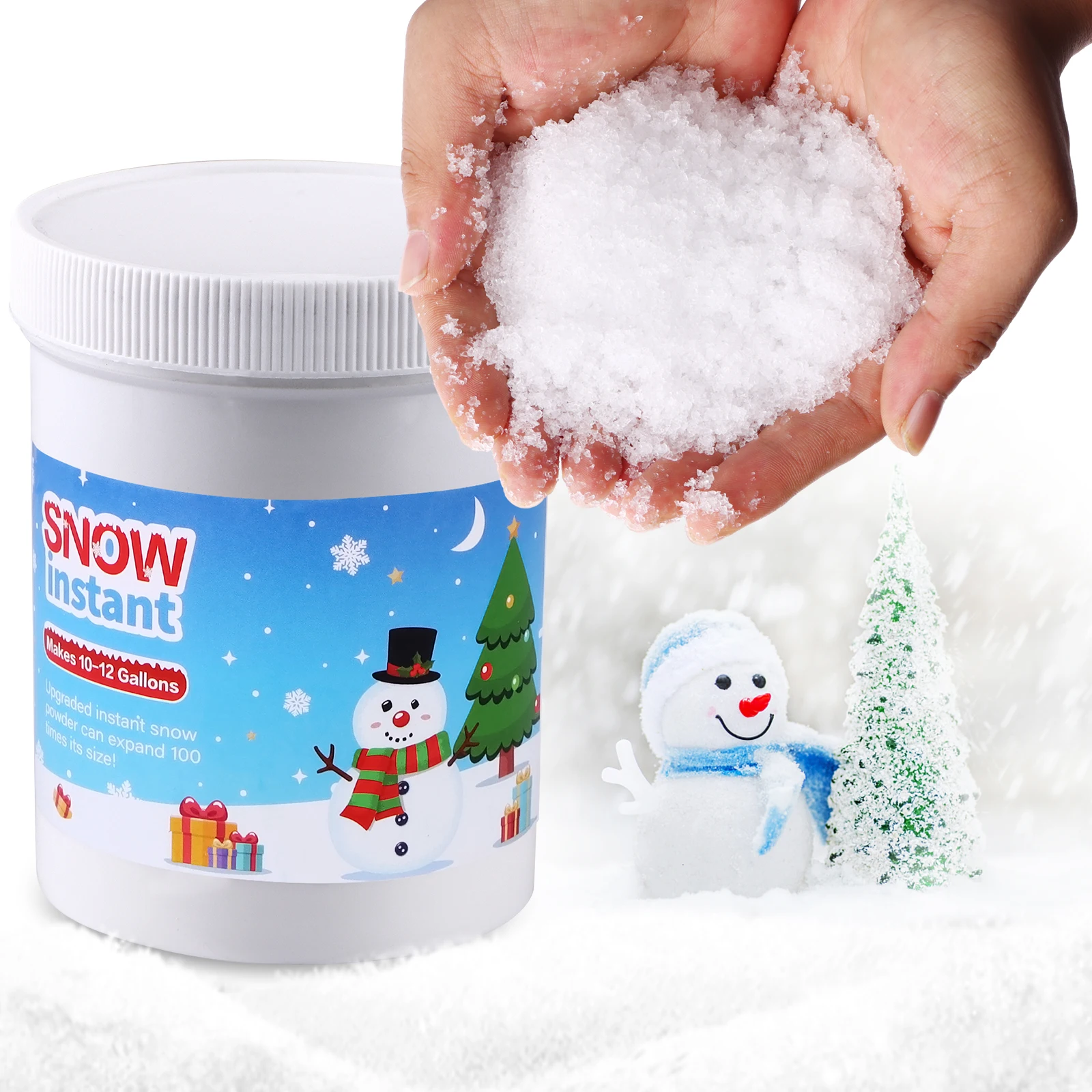 Instant Snow Fake Snow Powder Makes 12 Gallons Of Artificial Snow Instant Snow Powder Instant Snow Packets Magic Snow For Winter