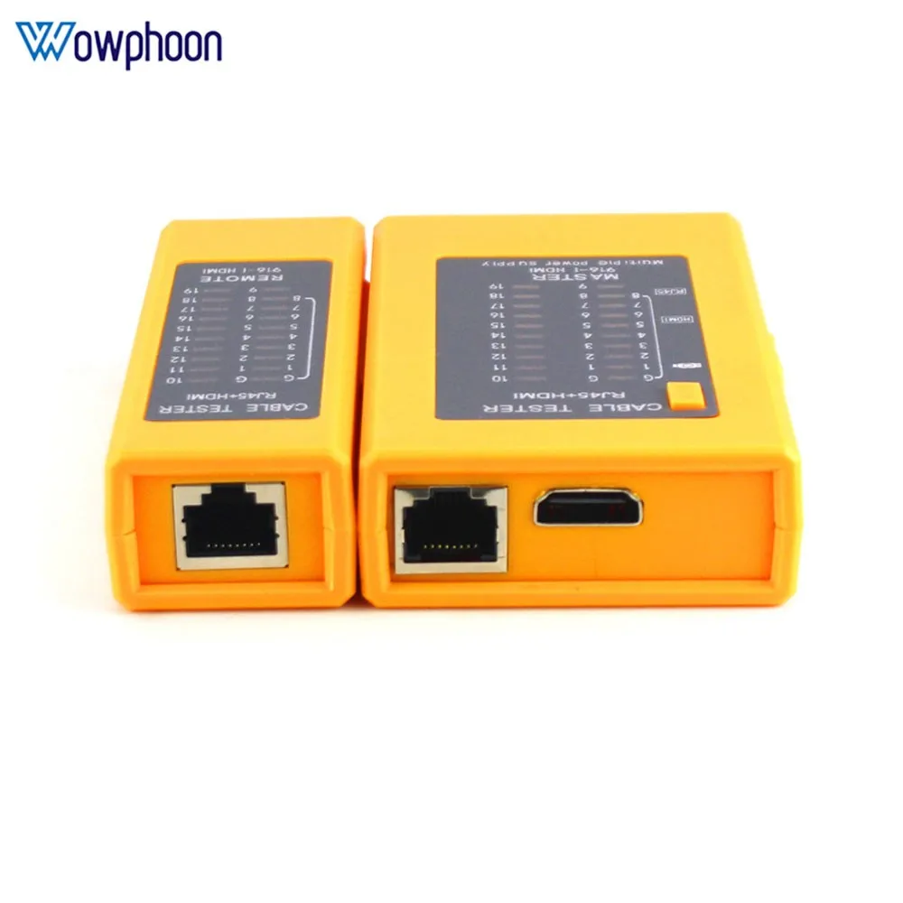 RJ45 and HDMI HD Cable Tester LAN Cable Tester Networking Tool RJ11 Multifunction Network Wire Line Finder Cable Test Customized