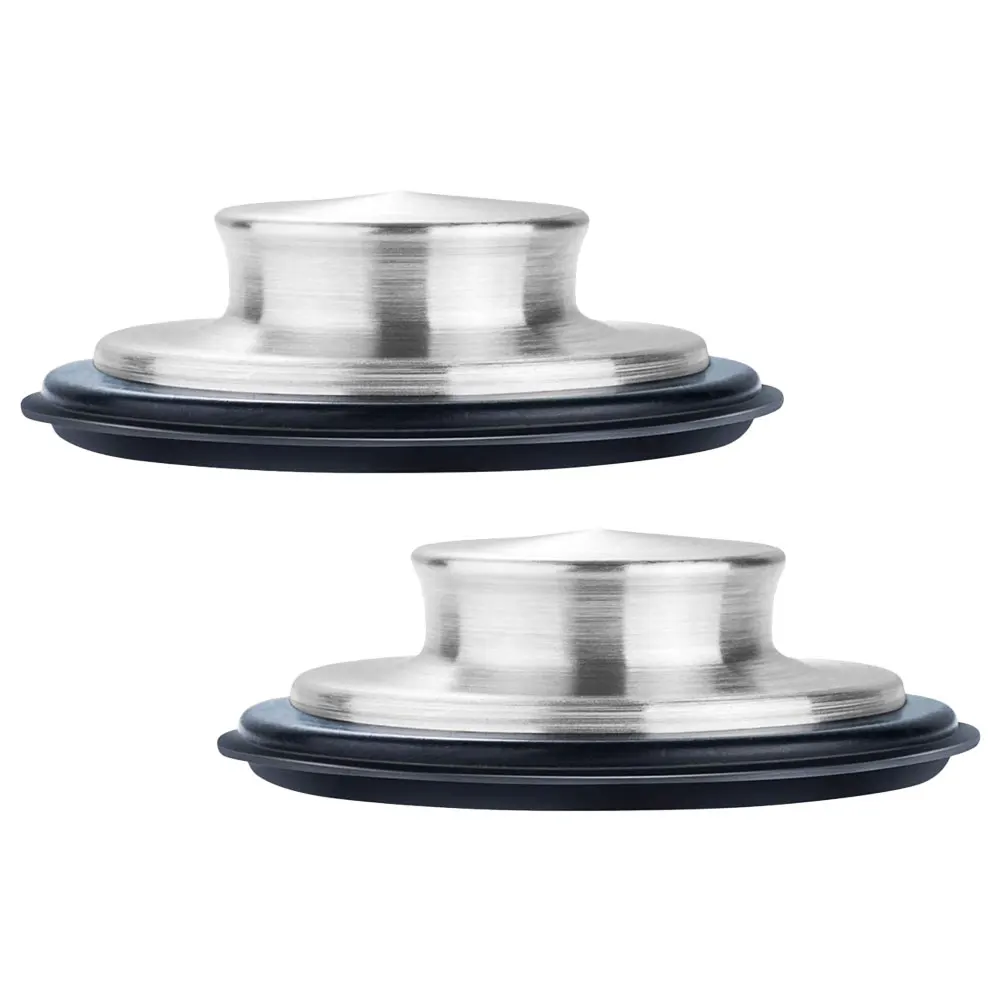 

2pcs Stainless Steel Stoppers Rubber For Kitchen Food Waste Disposal Universal Cover Durable Lightweight Garbage