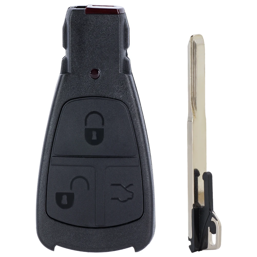 KEYECU Remote Key Shell Case Fob for Mercedes Benz E C S CLK E430 S500 CLK320 1997 1998 1999 2000 2001 2002 2/3 Buttons