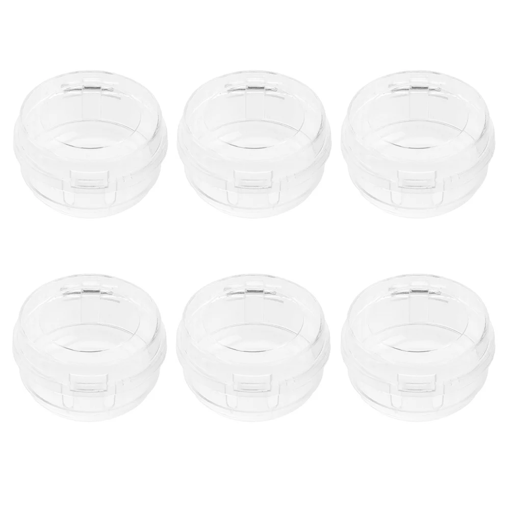 6Pcs Stove Covers Guard Heat-Resistant Childproof Design Easy Open Close Protector Knob Covers Guard Safety Case