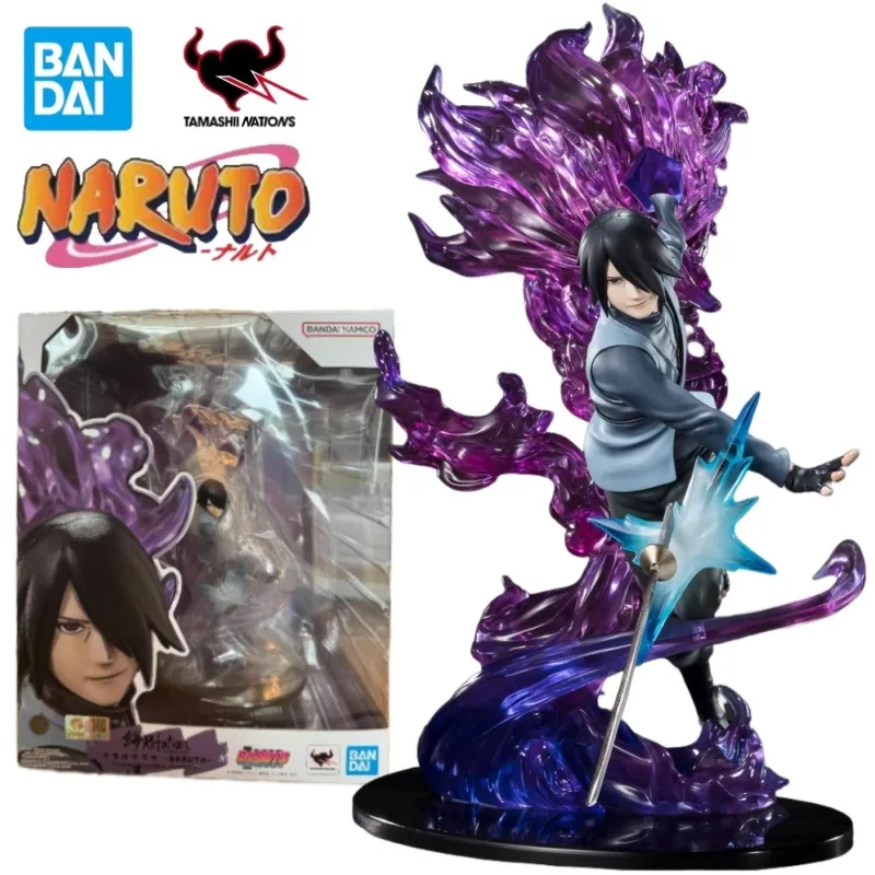 

100%Original in Stock Bandai BORUTO -NARUTO THE MOVIE- Uchiha Sasuke Anime Character Model Toys Ornaments Collection Gifts