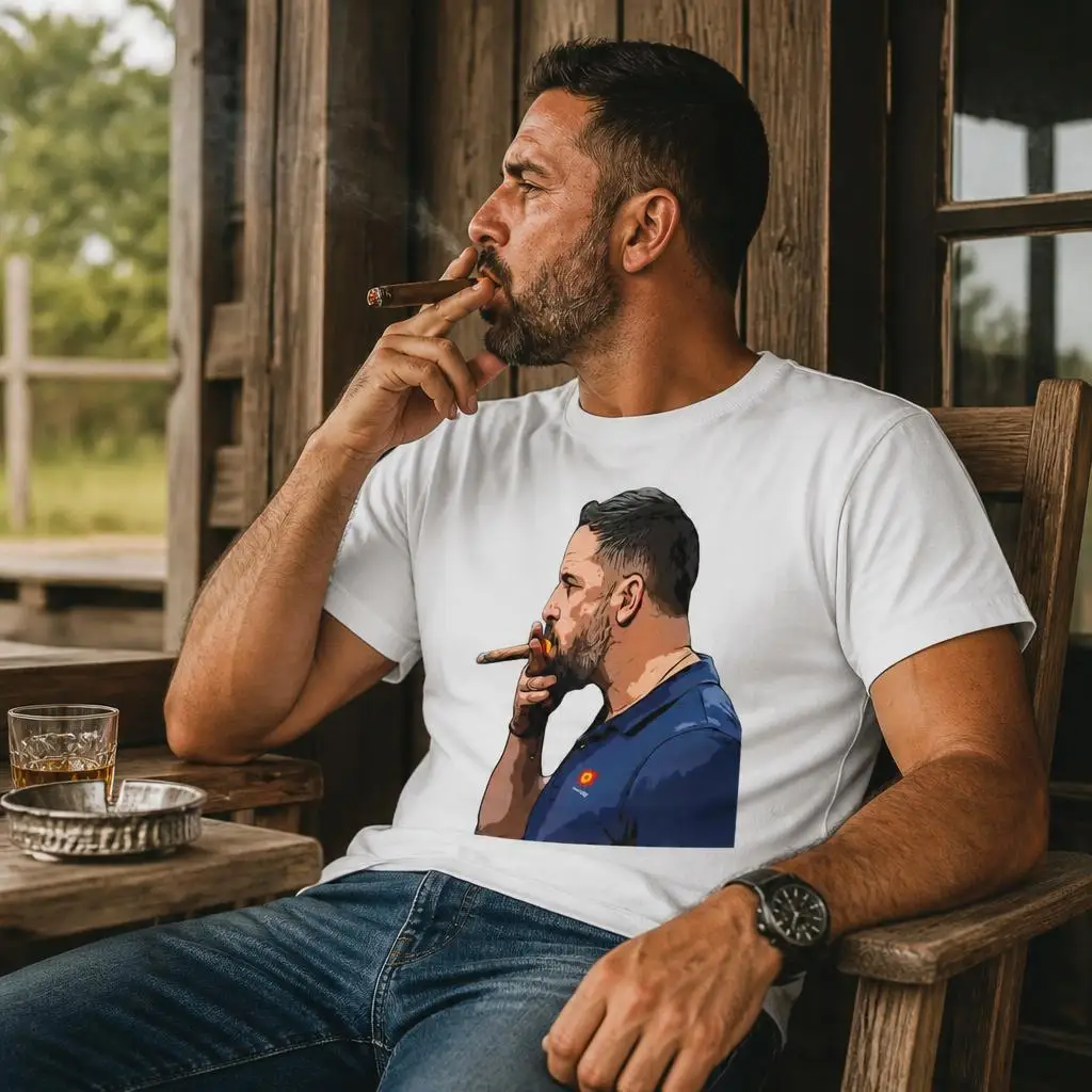 President of Abascal T Shirt 100% Cotton Clothing Short Sleeve Round Collar Tees Graphic T-Shirt