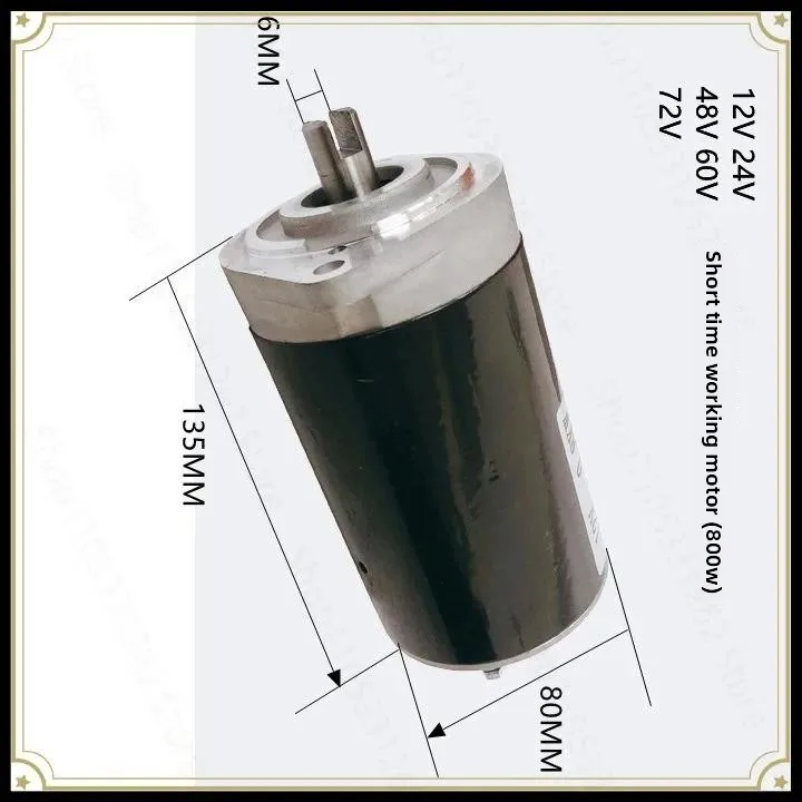 Electric Tricycle Three-wheeled Motorcycle Hydraulic Dump Power Unit Motor 12v24v48v60v800w1200